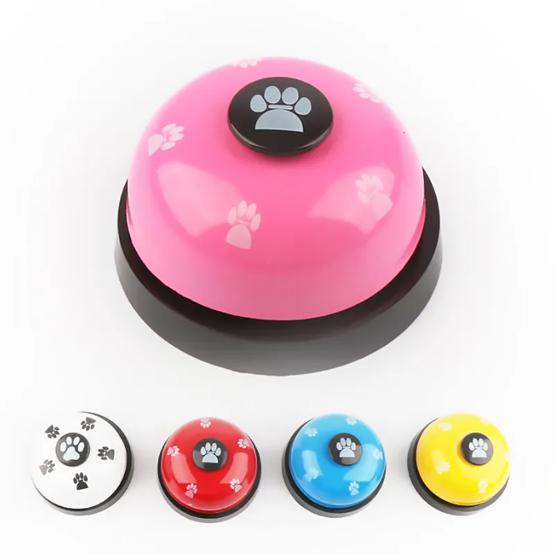 Hundhalsar Leases Pet Bell Dog Doorbell Dog Cats Training Articles For Dogs Cat Toys Feeding Påminnelse Pet Potty Training Bell 230908