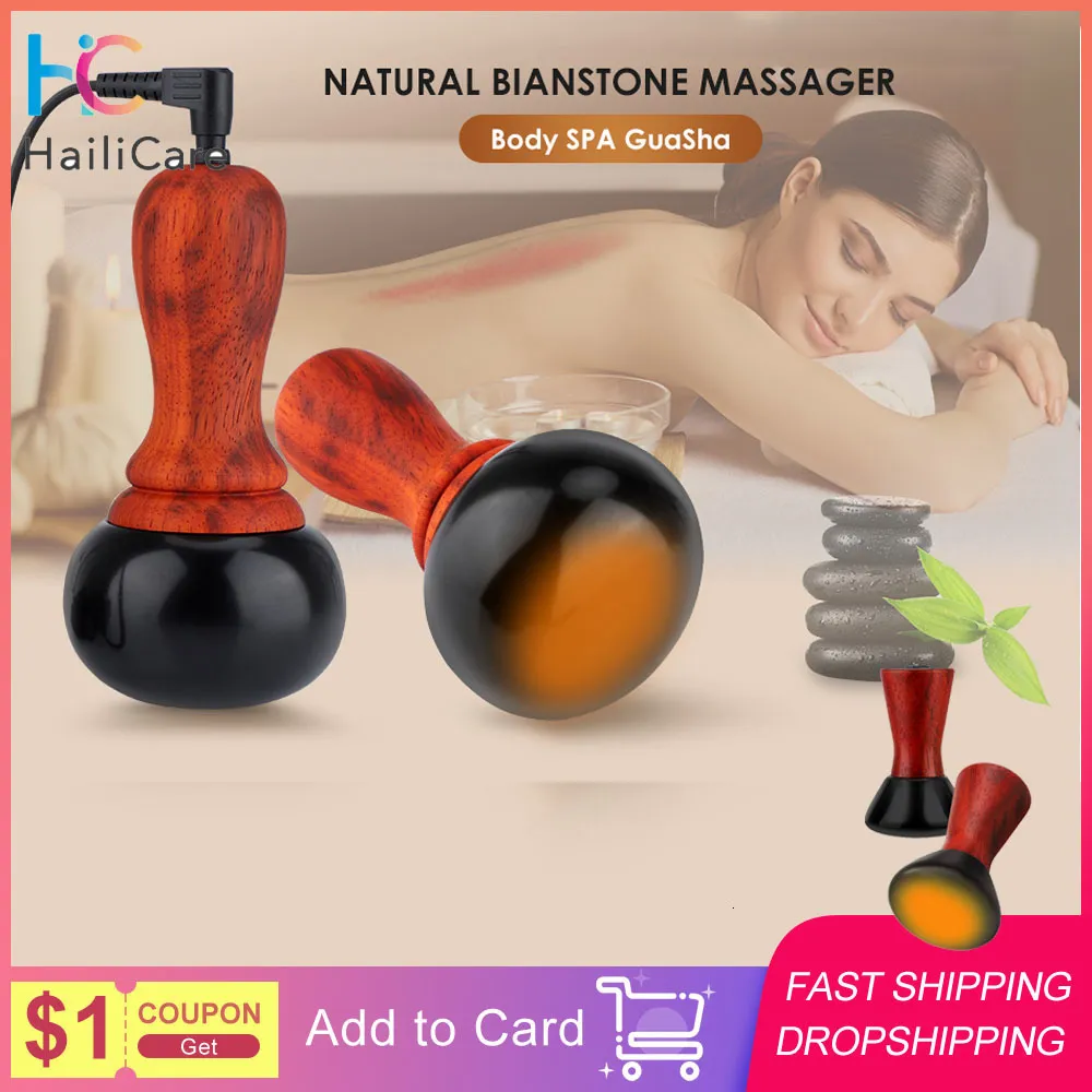 Back Massager Compress Stone Electric Gua Sha Scraping Warming Moxibustion Instrument Scraper Body Neck Muskler Relax 230907