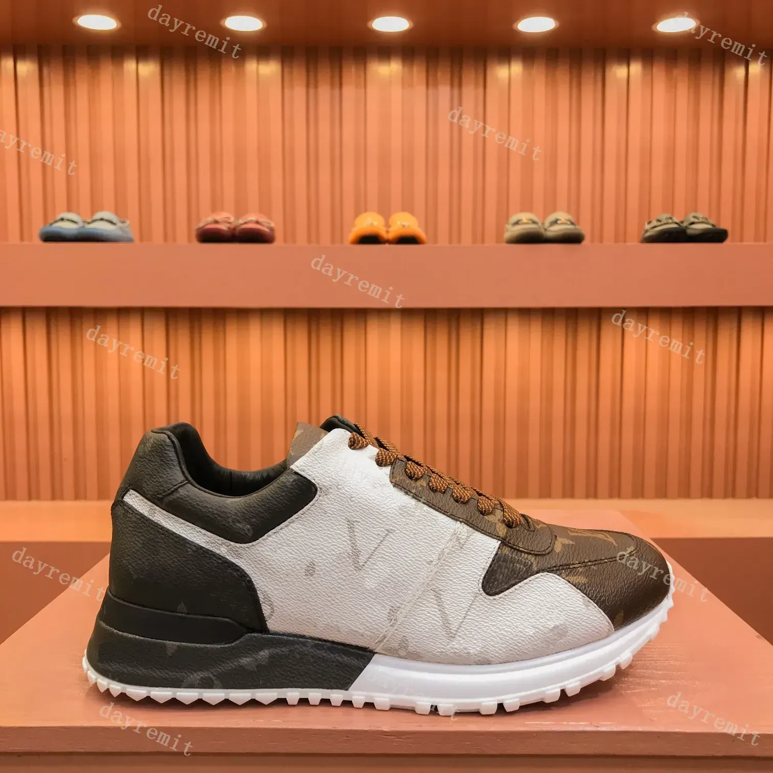 Koşun Sneaker Mens Trainer Tasarımcı Spor ayakkabılar Vintage Sıradan Ayakkabı Retro Bir Ek Sabah Kabağı Kafes Eğitmenleri Erkek Kadın Calfskin Deri Ayakkabı Bağcağı