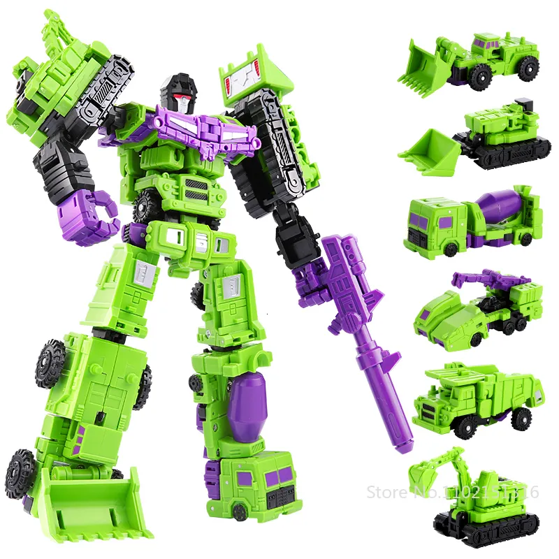 6 in 1 MINI Devastator Transformation Model MINI Devastator 22CM Action Figure Robot Plastic Toys BEST Gift Child Kid New - 26