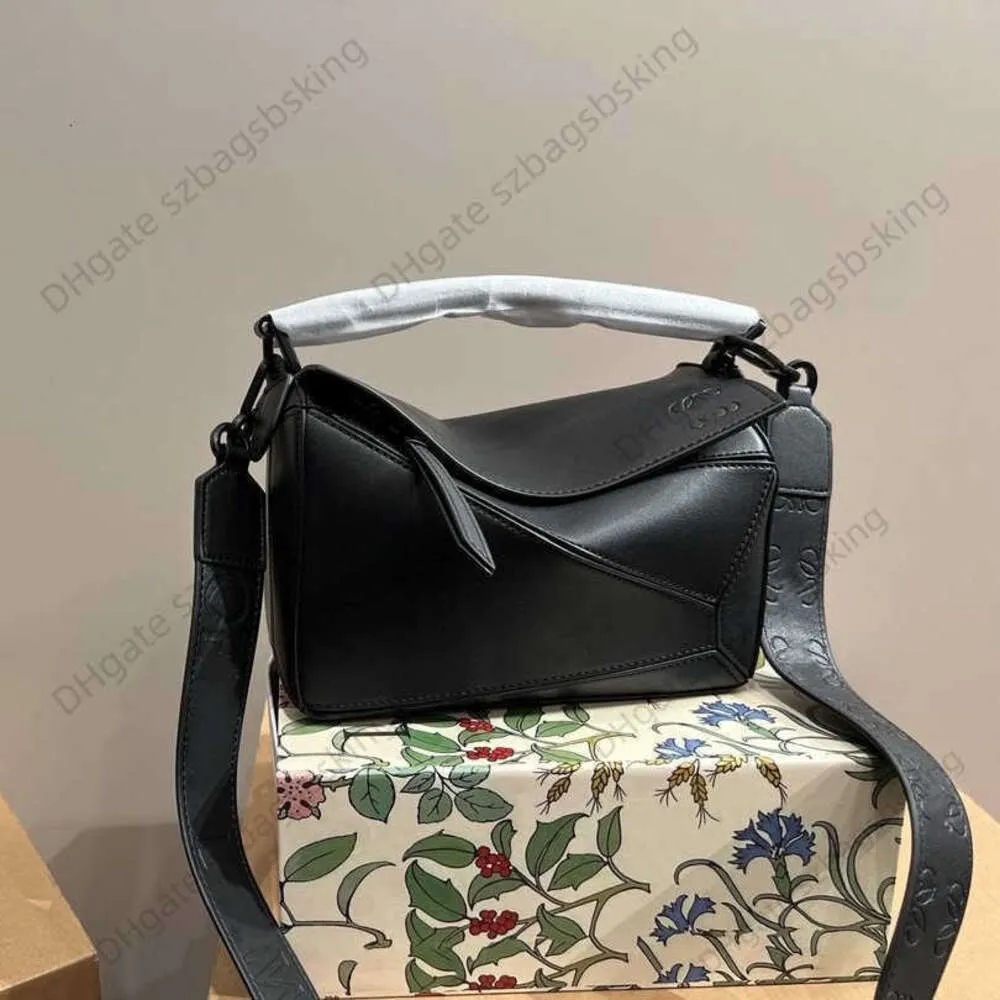 puzzels nieuwe geometrische tas Designer handtas met één schouder Leren handportemonnee Premium Linge crossbody tas Lychee-patroon