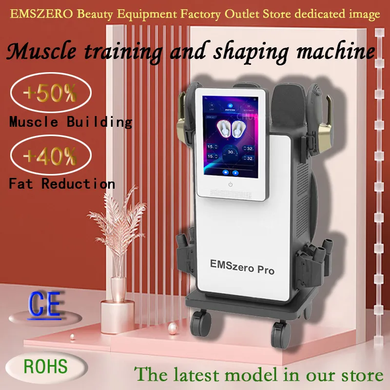 EMSzero Body Sculpting Machine 14 Tesla 5 Handle Electromagnetic