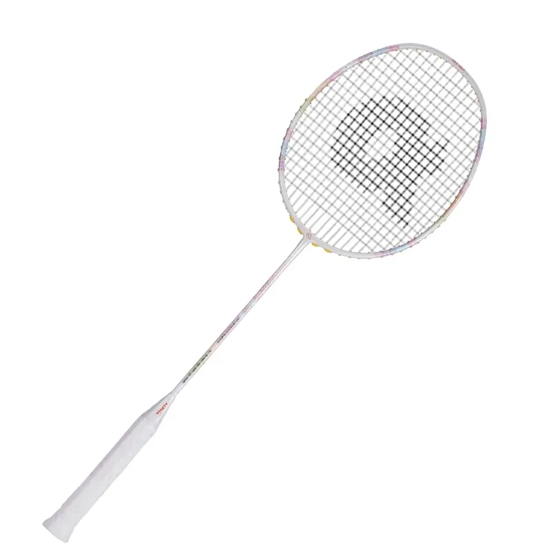 Badminton Rackets Casual Single Element Carbon Fiber 4U Lightweight Skilled Racket 28pounds 230907