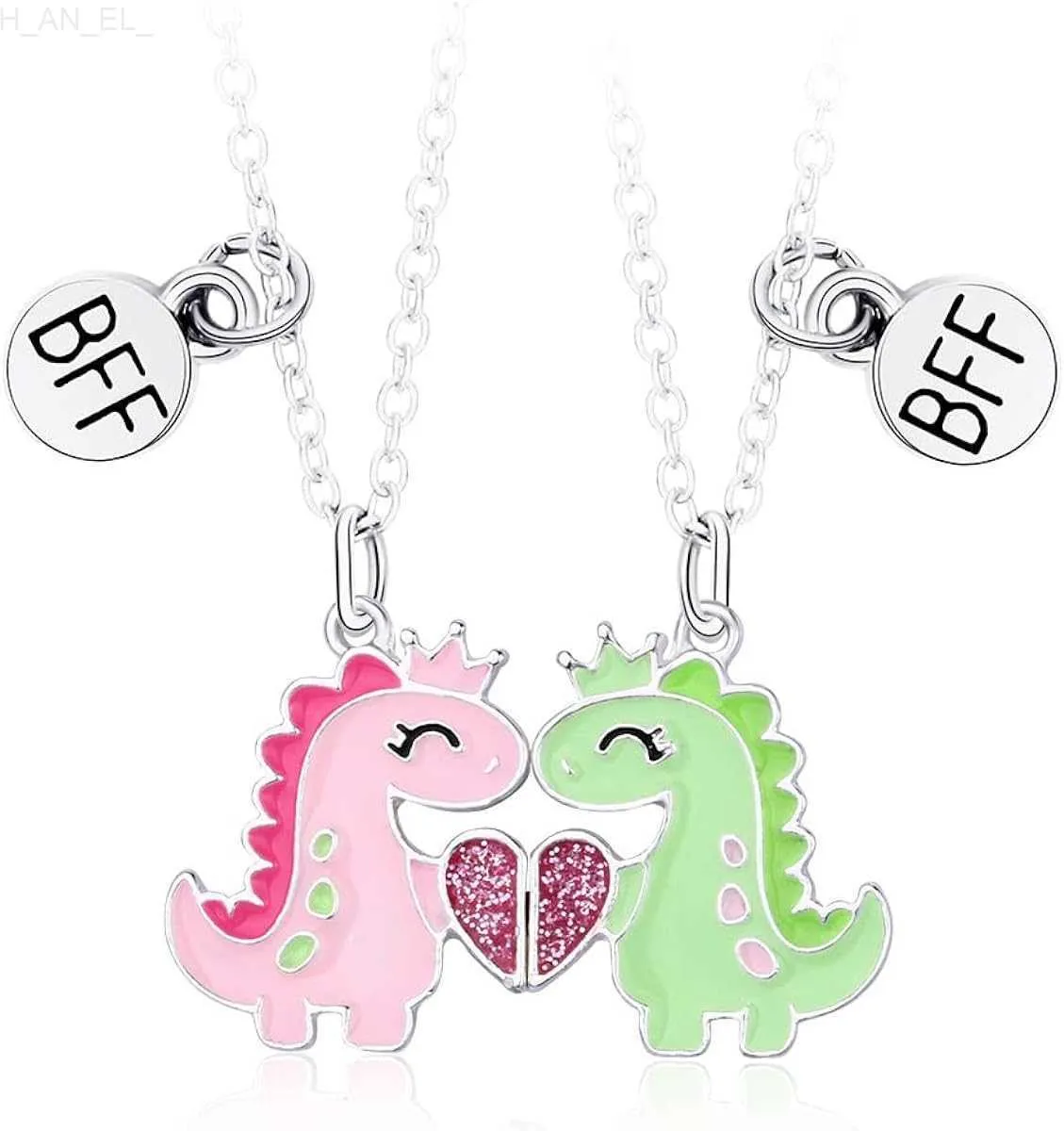 3pcs/set Bff Zinc Alloy Colorful Oil Drip Magnetic Attraction Cute Trendy  Necklace For Best Friends Jewelry Gift | SHEIN ASIA