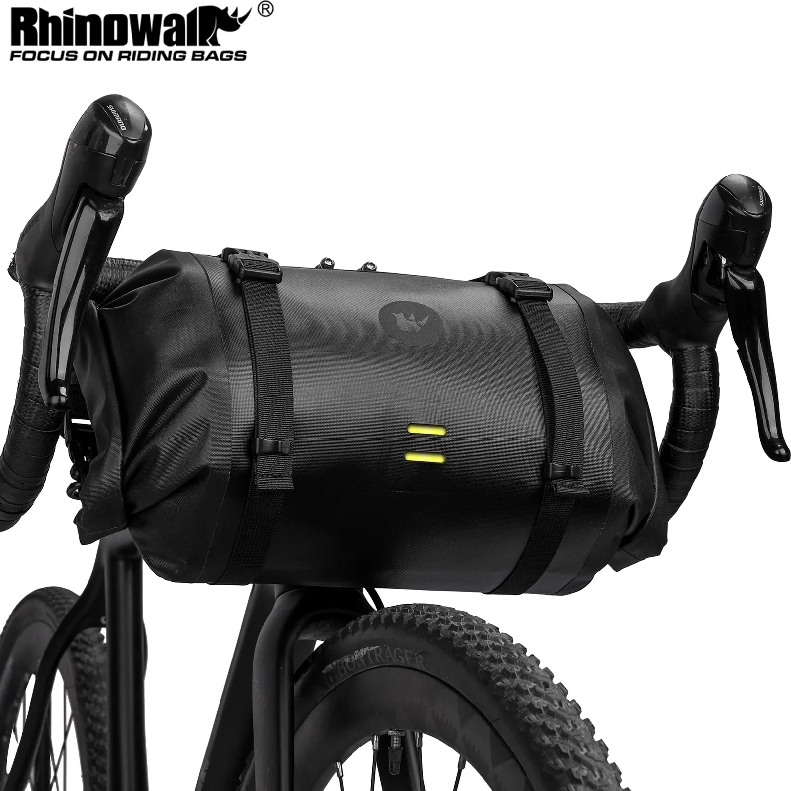 Sacoches Sacs Rhinowalk Sac De Guidon De Vélo Étanche Grande Capacité 4L12L Cadre Tube Avant Cyclisme Coffre Pannier Accessoires 230907