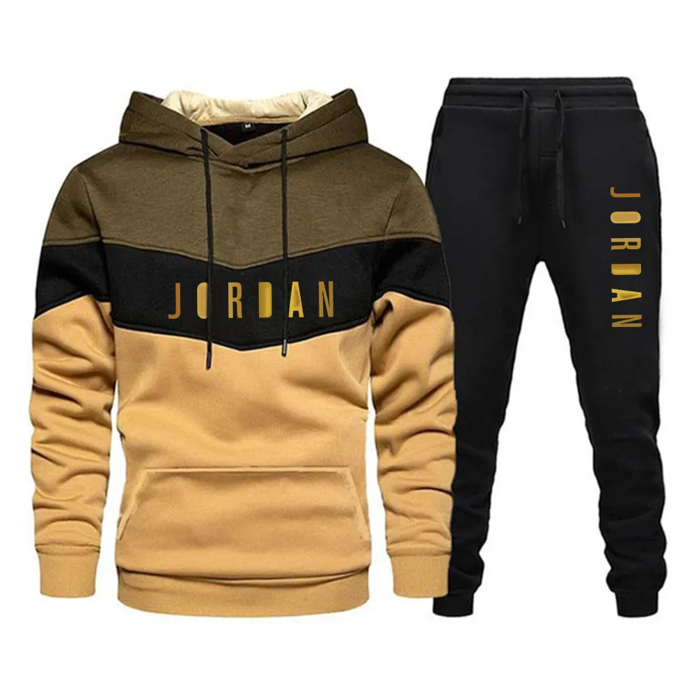 Diseñadores para hombre Deportes Chándal Logo Imprimir Sudadera con capucha Conjuntos de sudor Abrigos Sudadera Invierno Hombre Pantalones casuales Correr Mujer Ropa deportiva Trajes de fitness