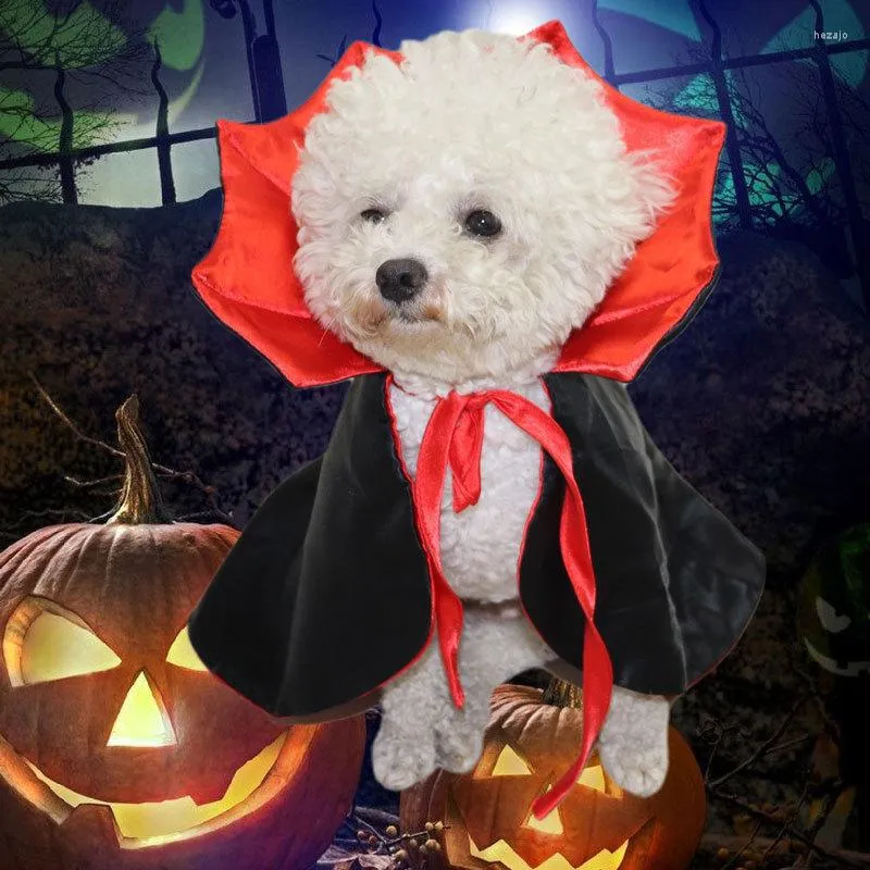 Costumes de chat Halloween, cape de Vampire mignonne, Costume de citrouille pour animaux de compagnie, robe de jeu de rôle, accessoires pour chiot et chaton