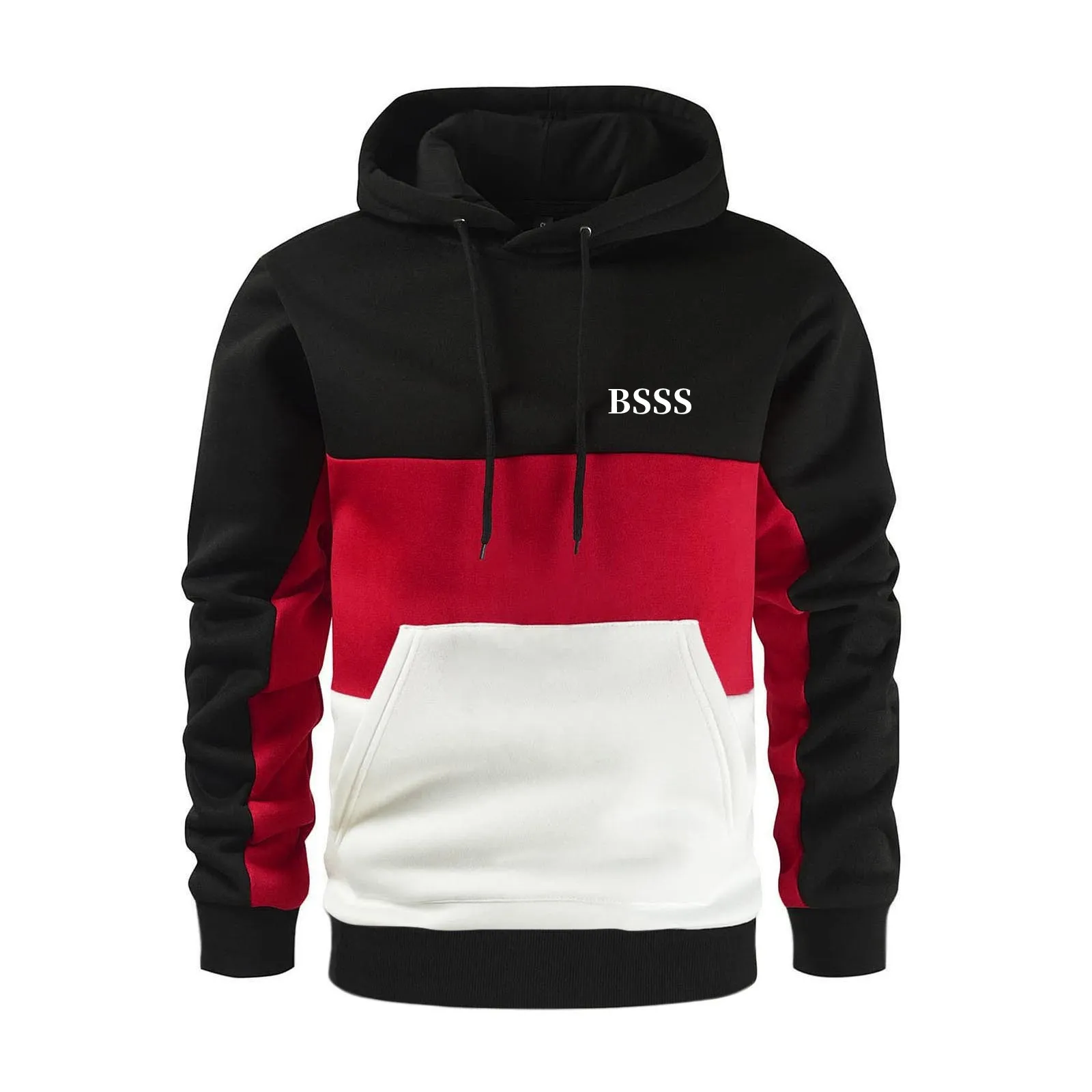 Bos Designer Sweats à capuche pour hommes Nouveauté Color Block Pull à capuche Outwear Chaud Sweatshirts Lâche Casual Sports Sweat à capuche Pull