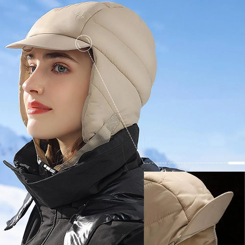 Beanieskull bonés inverno chapéus térmicos para homens mulheres ski earflap chapéu ultra leve impermeável à prova de vento gorro ao ar livre à prova de frio 230907