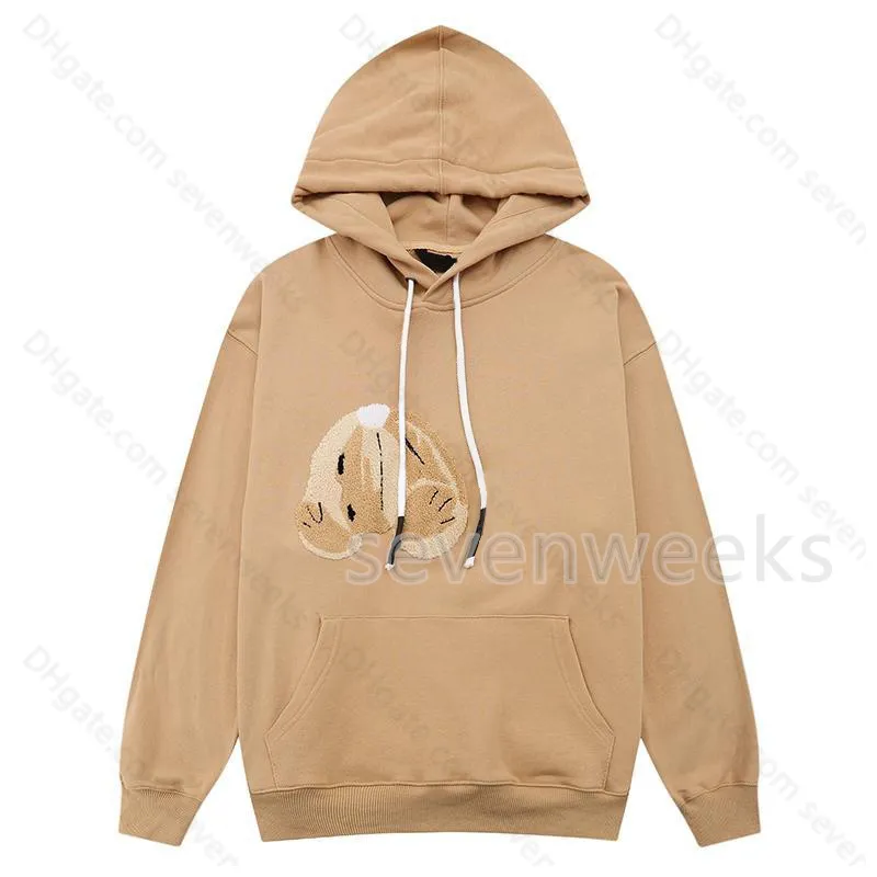 Designer Mens Sweat à capuche Sweatshirts Femmes Pull à capuche Top Printemps Sweat-shirt Femme Mode Ours Imprimer Streetwear Palms Angels Sweats à capuche T-shirt DFD # WB