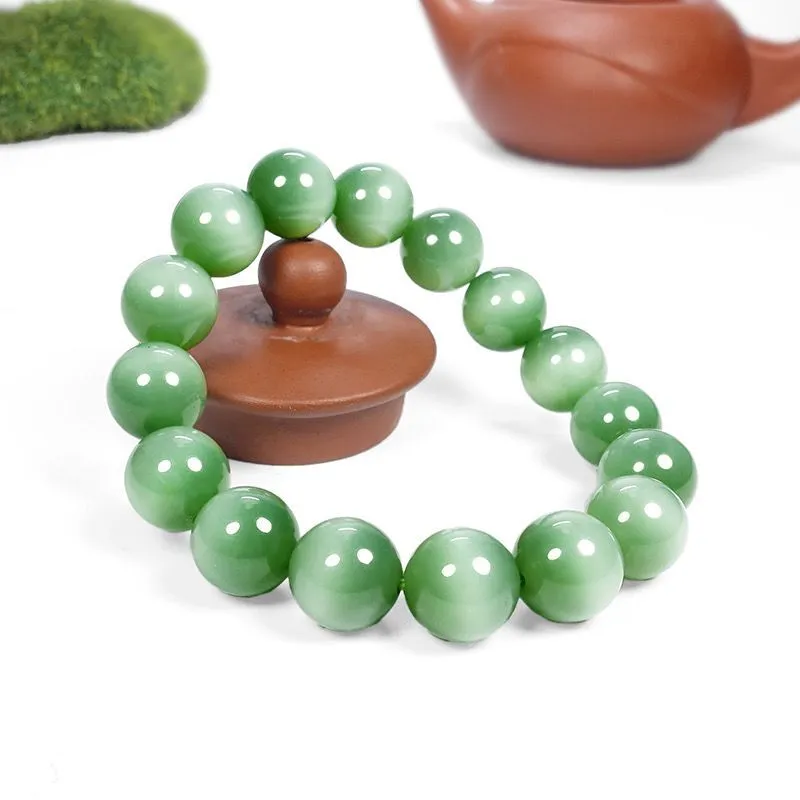 Armband mit Hetian-Jade-Perlen