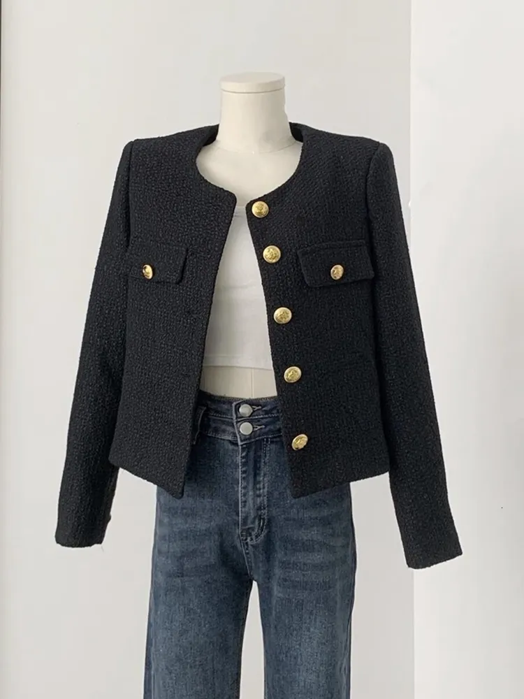 Womens Jackets High Quality Fashion Small Fragrance Tweed Jacket