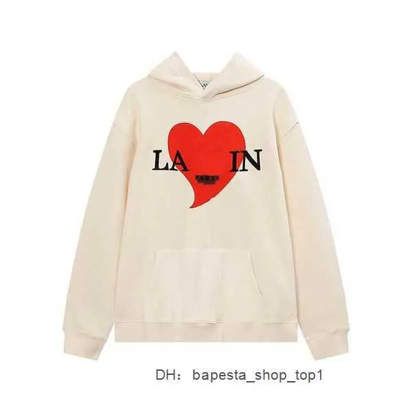 Designer Lanvin Cotton Hoodie High Quality Luxury Classic Fashion
