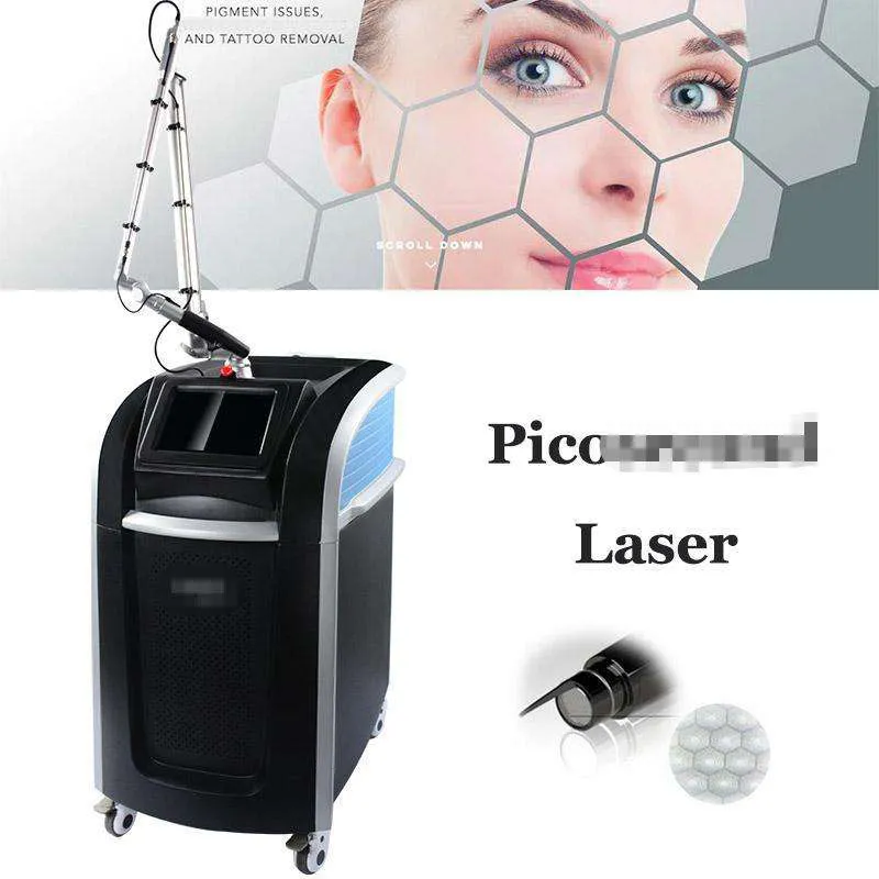 Machine laser Pico picoseconde 532nm 785nm 1064nm, nouveau laser pour détatouage, blanchiment de la peau, élimine les taches de rousseur
