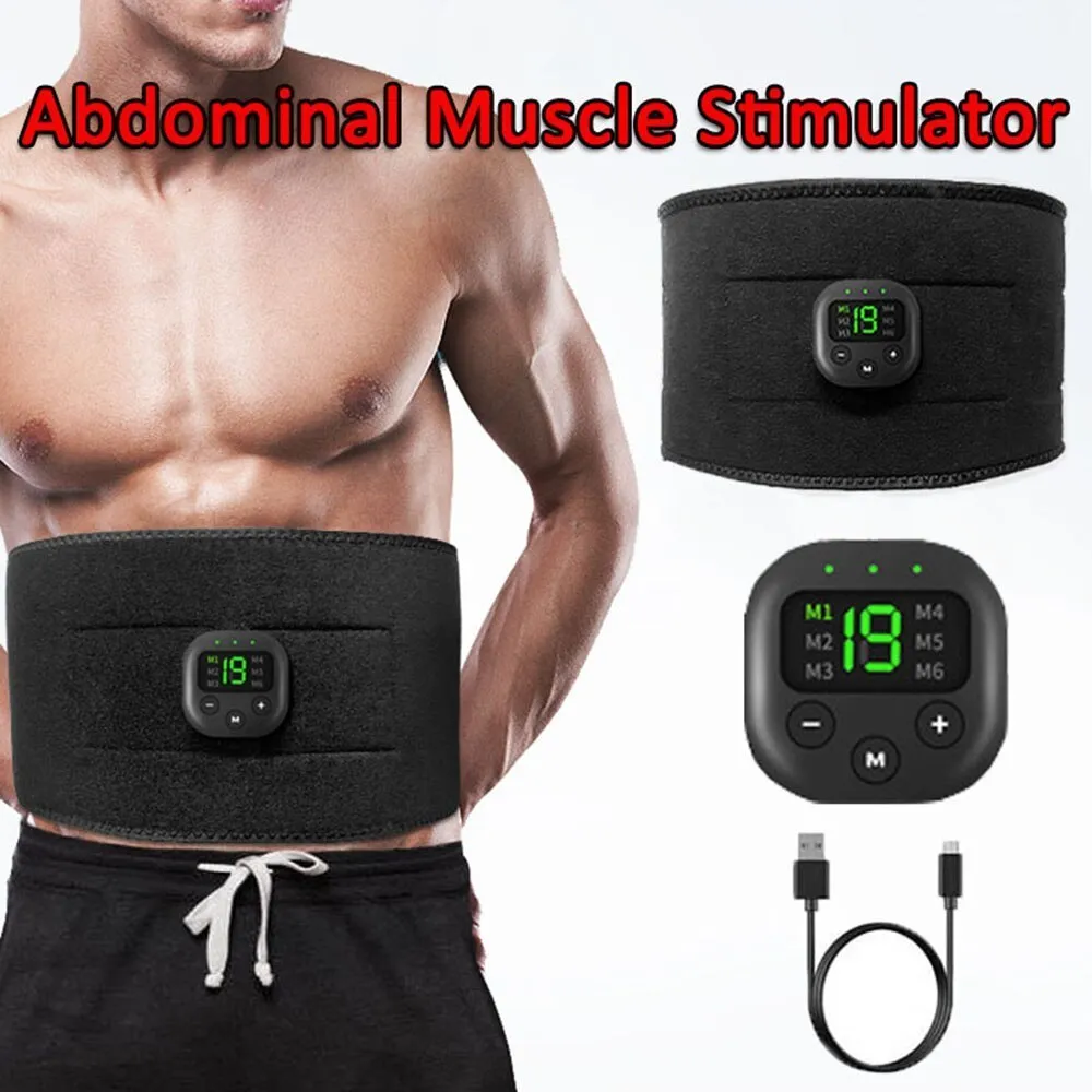 Outros itens de massagem Estimulador muscular abdominal EMS Trainer Abs Toning Belt para corpo emagrecimento barriga cintura perda peso fitness massageador 230908