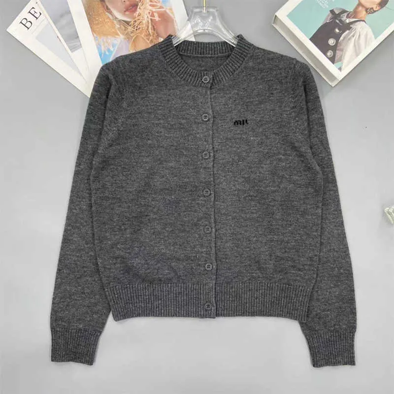 Womens Knits & Tees Designer MIU Style Knitted Cashmere