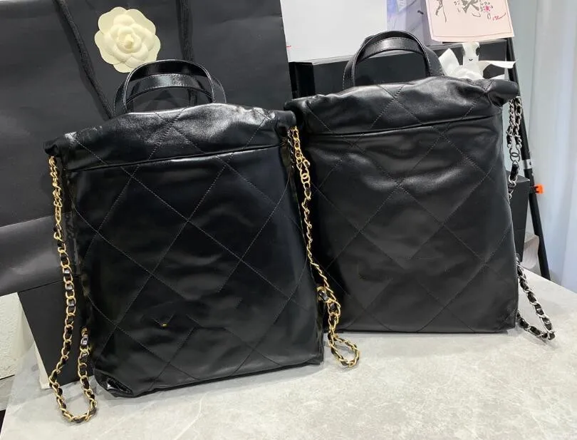 Black and silver chain bag sale