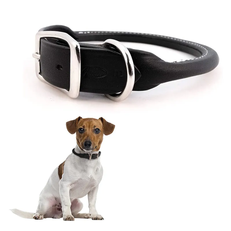 Genuine Leather Dog Heavy Duty Adjustable Collar