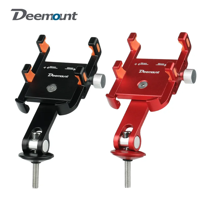 Componentes do guiador da bicicleta Suporte do telefone da haste da bicicleta Liga de alumínio CNCmachined Smart Fork Headset Stand Rotação de 360 graus 230907