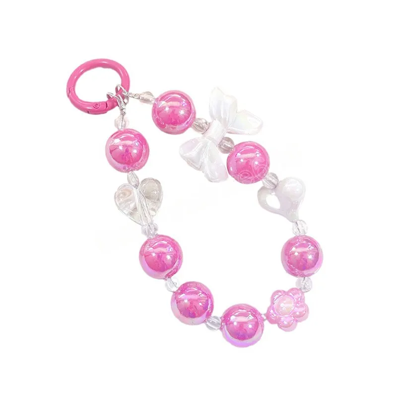Phone Chain For Women Lovely Heart Telephone Lanyard Colorful Beaded Cellphone Strap Mobile Phone Bracelet Jewelry Accessories - 36
