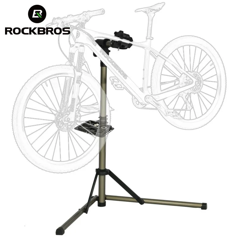 Kierundy rowerowe komponenty Rockbros Stand Stand Profesjonalna naprawa MTB Drogowe narzędzia rowerowe aluminium regulowane składane 230907