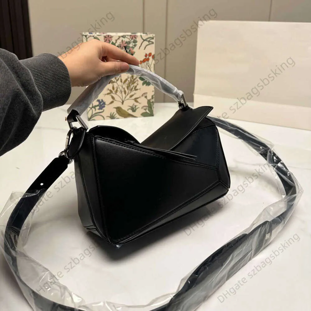 Torebki designerskie nowe łamigłówki TOTE Geometryczna torba damska skórzana splicowana diamentowa kontrola portfela hurtowa duża pojemność na jedno ramię w torbie crossbody