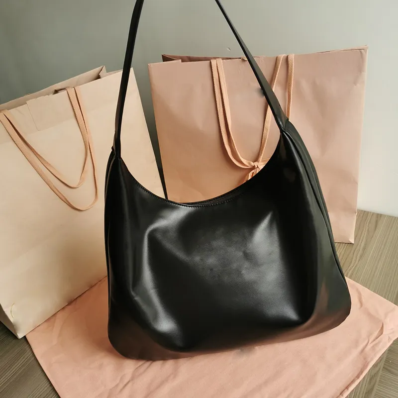 Women Hobo Shoulder Bag Black Large Shopping Bags Top Quality Luxury Designer Tote Bags Outdoor Travel Handbag Real Leather
