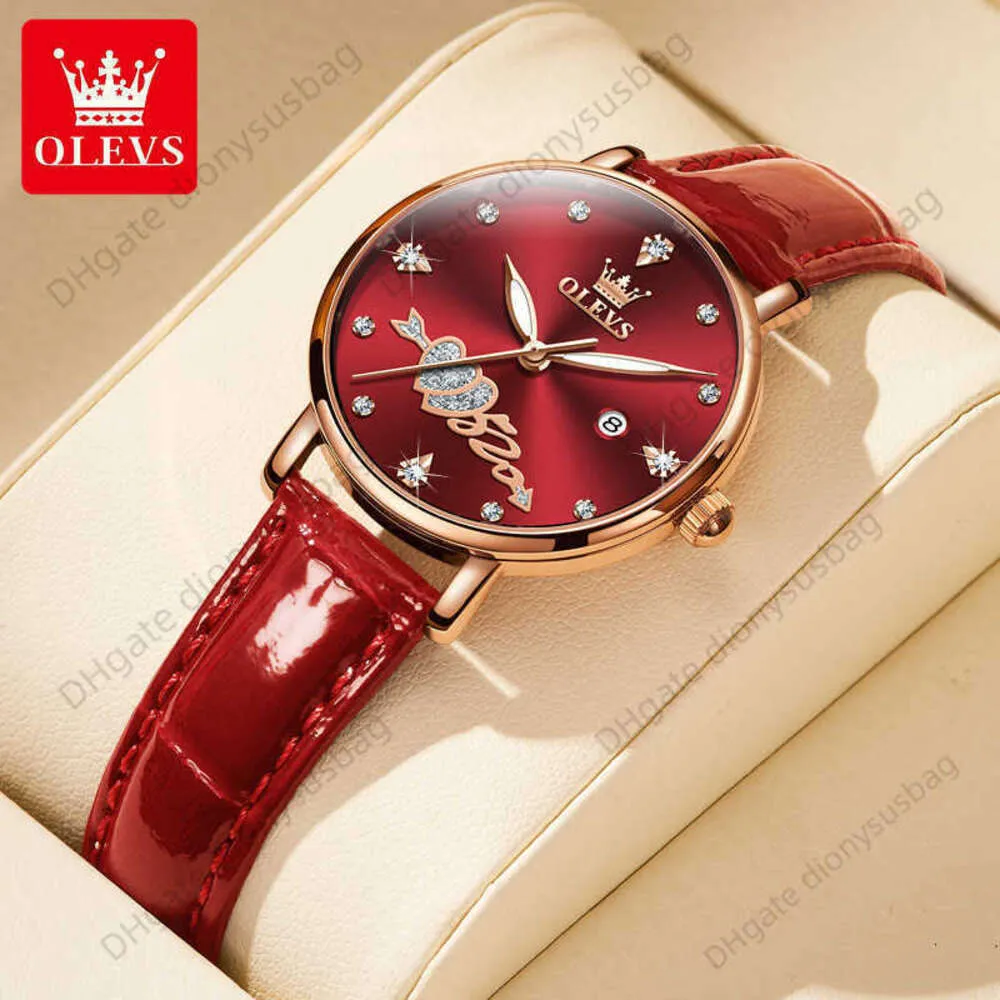 Luxury Designer Watches Swiss Qinlang Gorgeous Watch Women's All Sky Star hela automatiska vattentäta nattlök Topp tio armbandsur