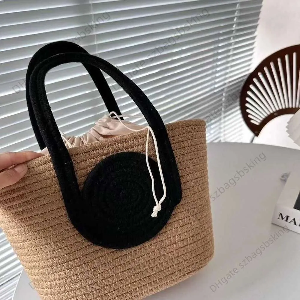 Top designer tecido bolsa de ombro YS marca Lafite mão Tote grande capacidade de viagem saco de compras de praia