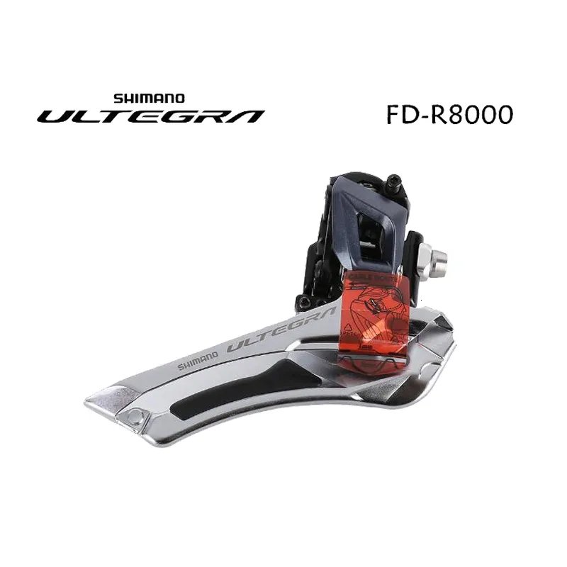 Deragliatori bici Shimano Ultegra R8000 FD R8000 2x11 velocità bici deragliatore anteriore per bicicletta brasato su morsetto 31,8 mm 34,9 mm 230907