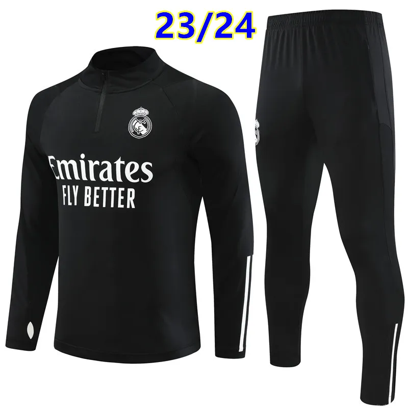 2023 2024 Man soccer tracksuit madrids 23 24 kids football training suit  tracksuits survetement foot jogging chandal futbol