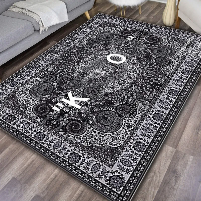 Mebrede Dom Projektant dywan czarny trzymaj z daleka duży dywanik sypialnia kuchnia mata podłogowa