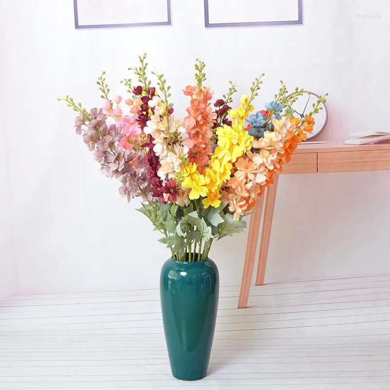 Decorative Flowers Artificial Flower Fake For Vase Wedding Room Decoration Simulated Desktop Ornament Party Supplies