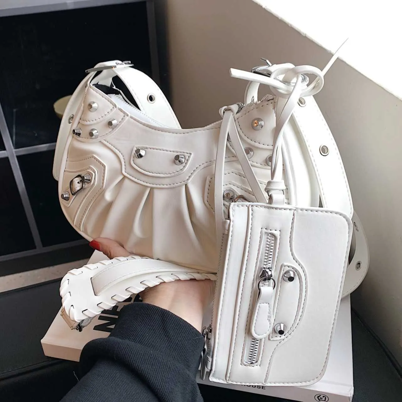 Balenciaga dumpling bag new arrivals