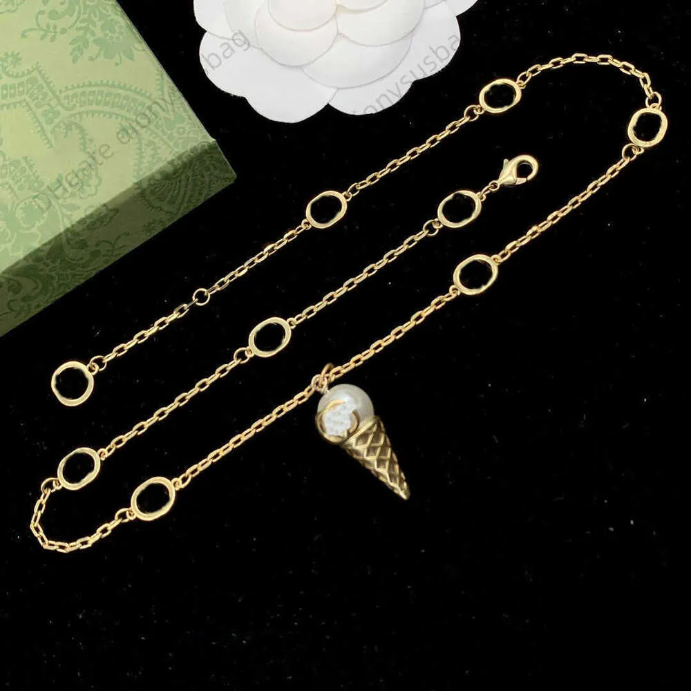 Designer jewelry necklace New Double Rhinestone Necklace Pearl Clavicle Small Fragrance Fashion Advanced Edition