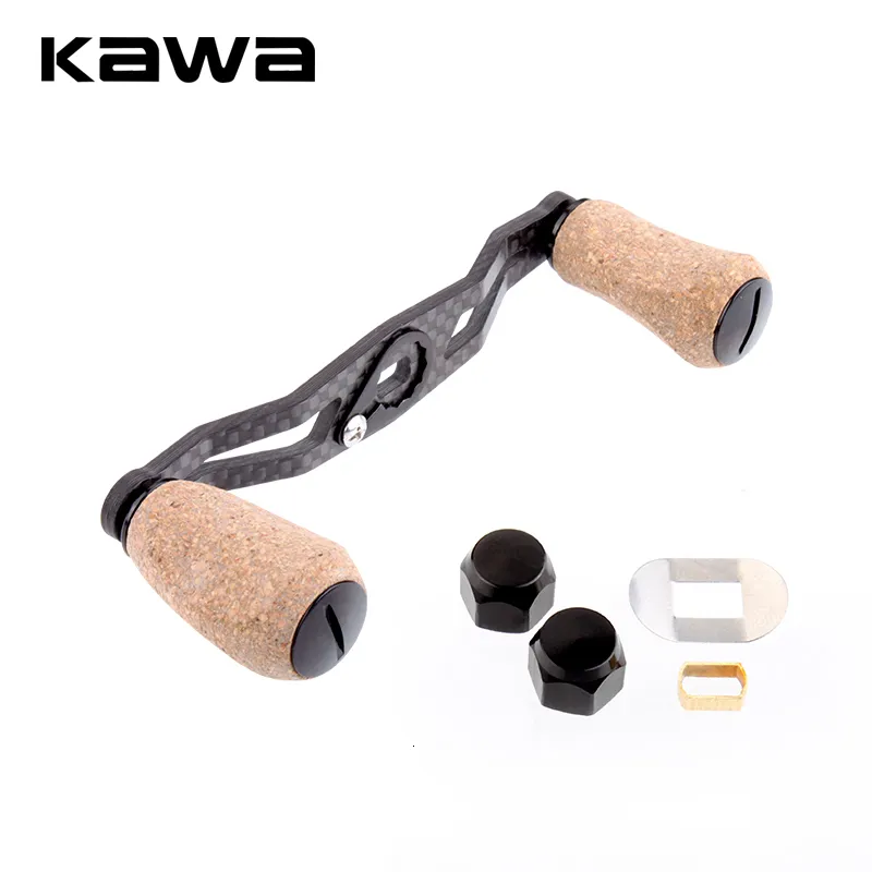 RUKE Fly Fishing Reel Handle Carbon Fiber With Cork Rusty Knob For Shimano  Daiwa And Abu Baitcasting DIY Hole Size 7485mm X 105mm 230907 From Heng05,  $10.76