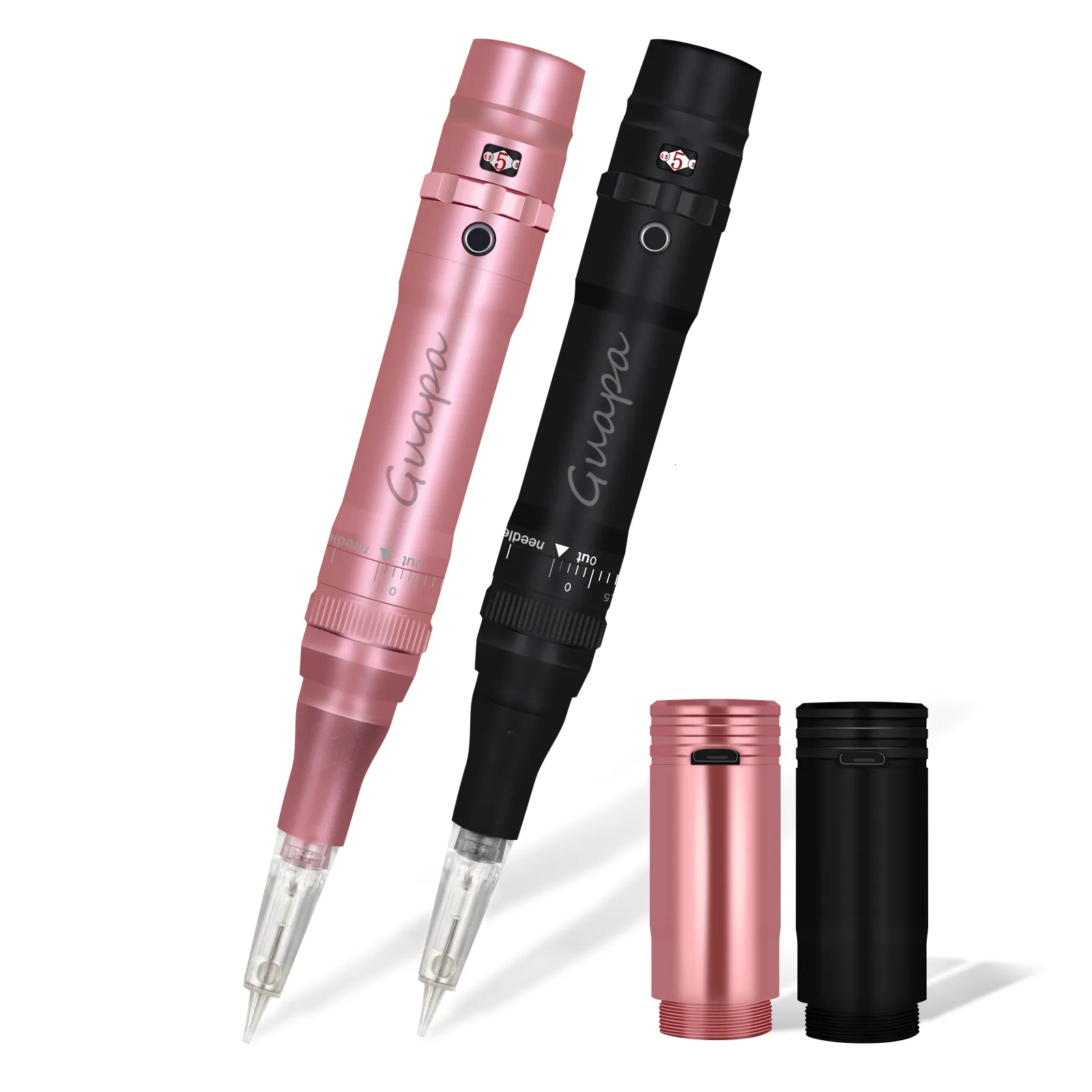 Tattoo Guns Kits Wireless Permanent Makeup Machine Pen Cordless Rechargeable Gun for Ombre Powder Brows 230907