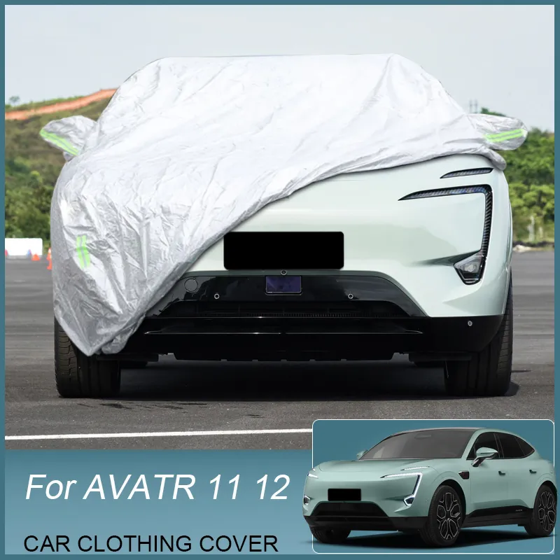 Auto Cover Regen Vorst Sneeuw Stof Waterdichte Bescherming Voor Avatr 11 12 2022-2025 Anti-Uv Cover Externe Auto Accessoires