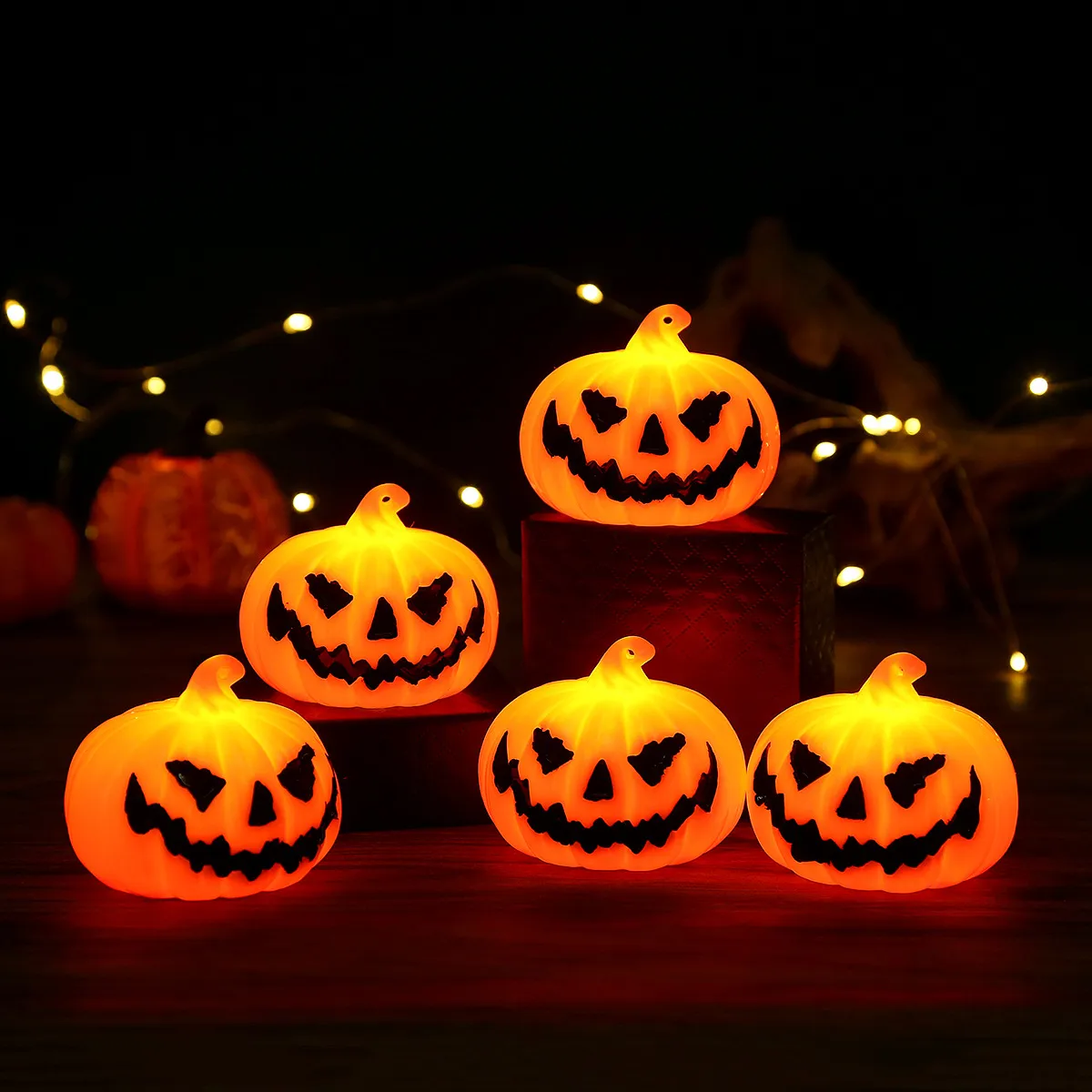 Halloween Dekorativ dekoration Pumpkin Lantern Forolsk Ghost Party Prop