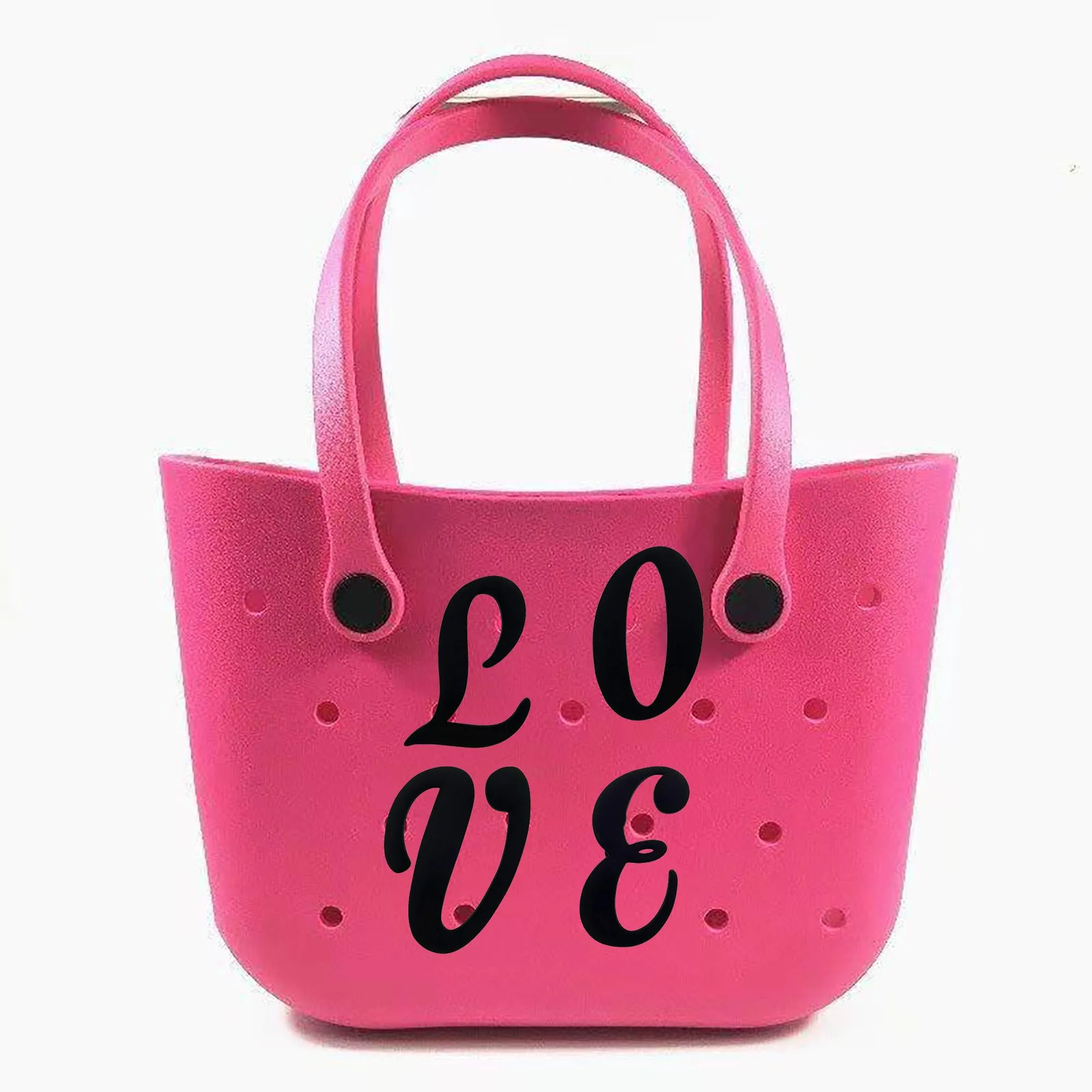 Schuhteile Zubehör Dekorative Beschriftung für Bogg Bag Alphabet Buchstaben Dekor Buchstaben Charms 3D Personalisierung Handtasche DIY Weiß und B Otxbd