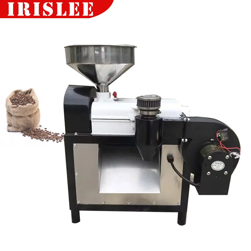 Elektriskt kaffebönor Peeler Pulper Coffee Bean Skelling Peeling Machine