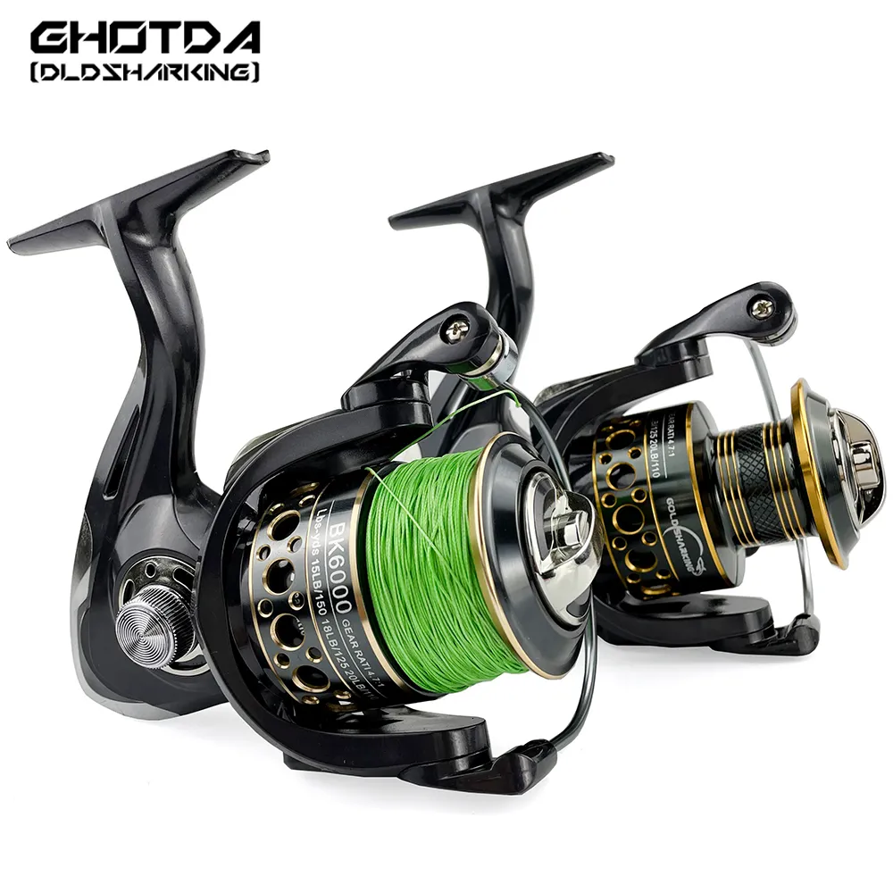 Fly Fishing Reels2 Rigidity Light Spinning Reel 52 1 47 Smoth 2000 3000 4000 5000 6000 7000 Saltwater More Durable 230907