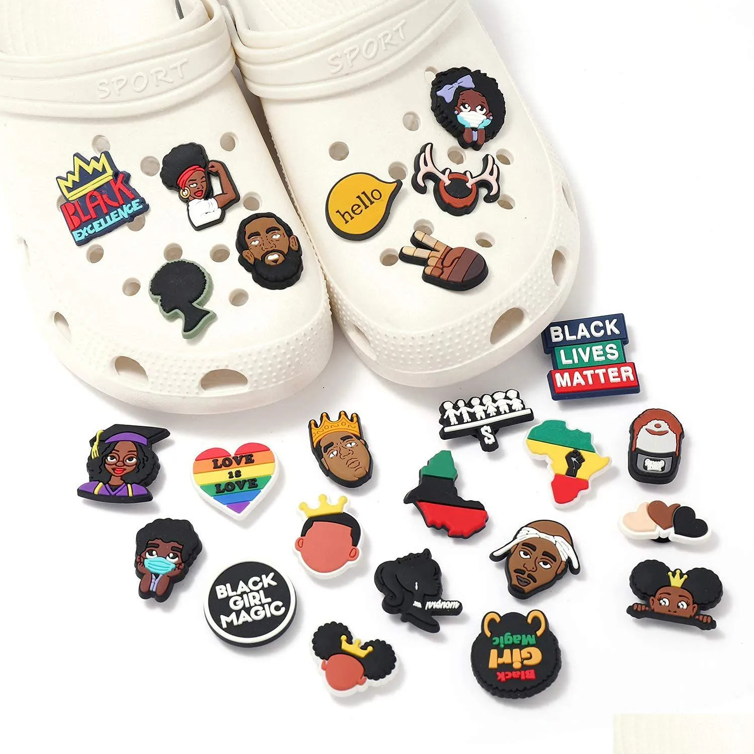 Shoe Parts Accessories Shoe Parts Accessories 25 50 Charms Blm