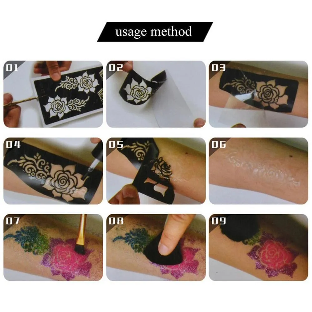 Flash Diamond Tattoo para tatuajes temporales niños cara cuerpo pintura  herramientas de arte