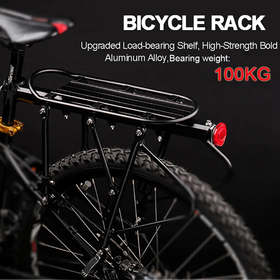thumbnail image 2 of Rockbros Bike Rack Quick Release Bike Cargo Rack - 110lbs Capacity Rear Rack For Mountain & Road Bikes Delta MegaRack Ultra 2 of 11