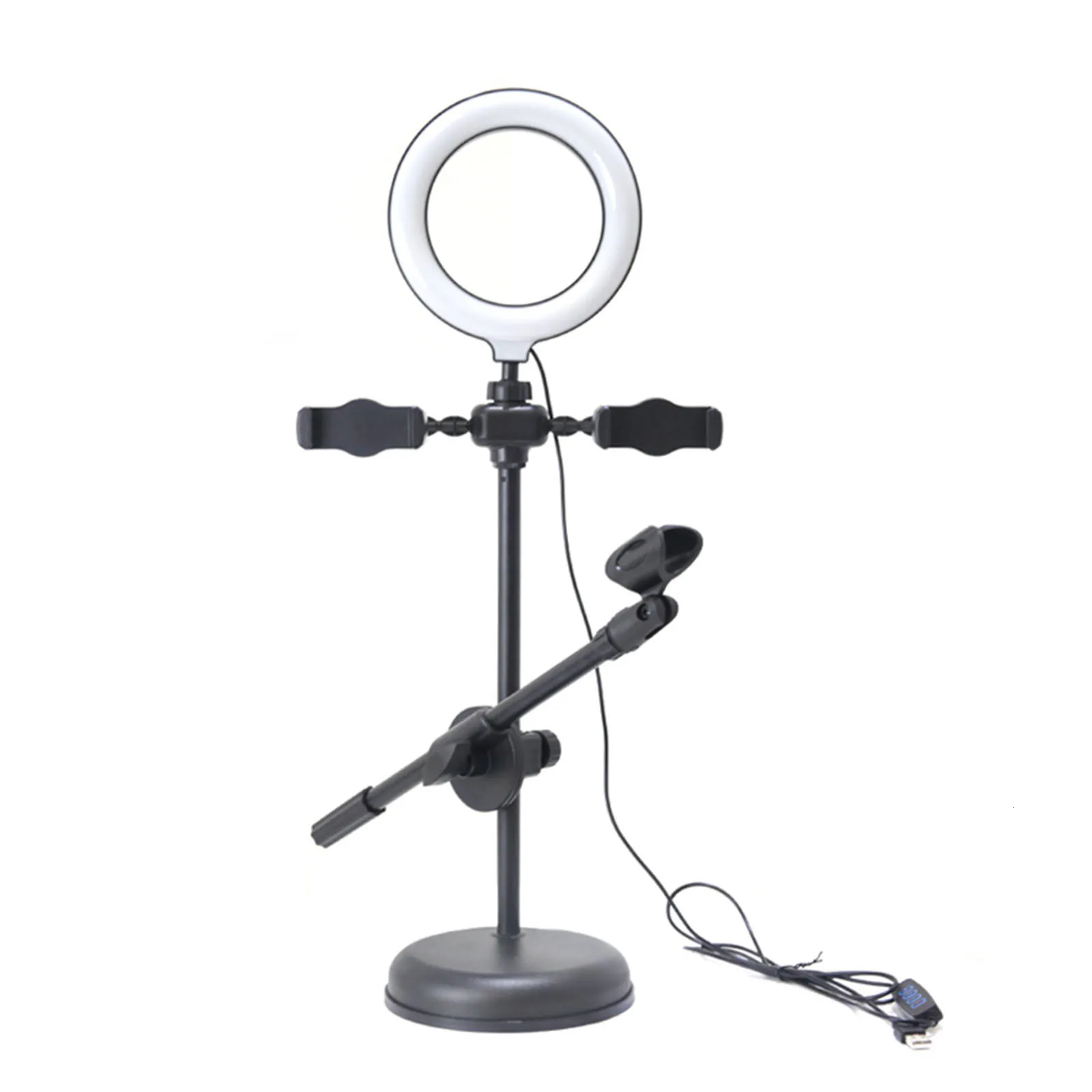 Professional Photo Studio Ring Light: Dual Clip Ring Light With LED Selfie  Stand, Microphone Holder, And Phone Mount For Camera Photography And Video  230908 From Zuo04, $31.36