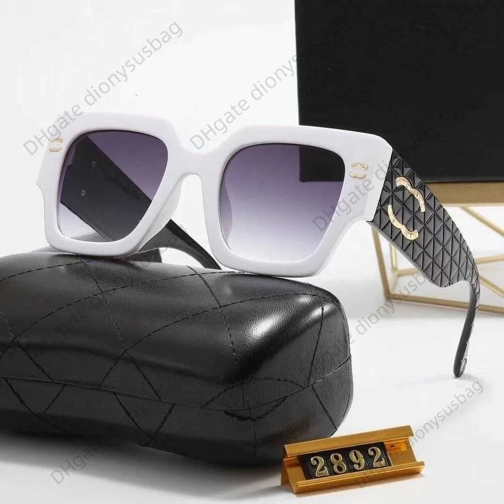 New brand sunglasses fashion women's street photography travel anti-glare bright frame male driving glasses