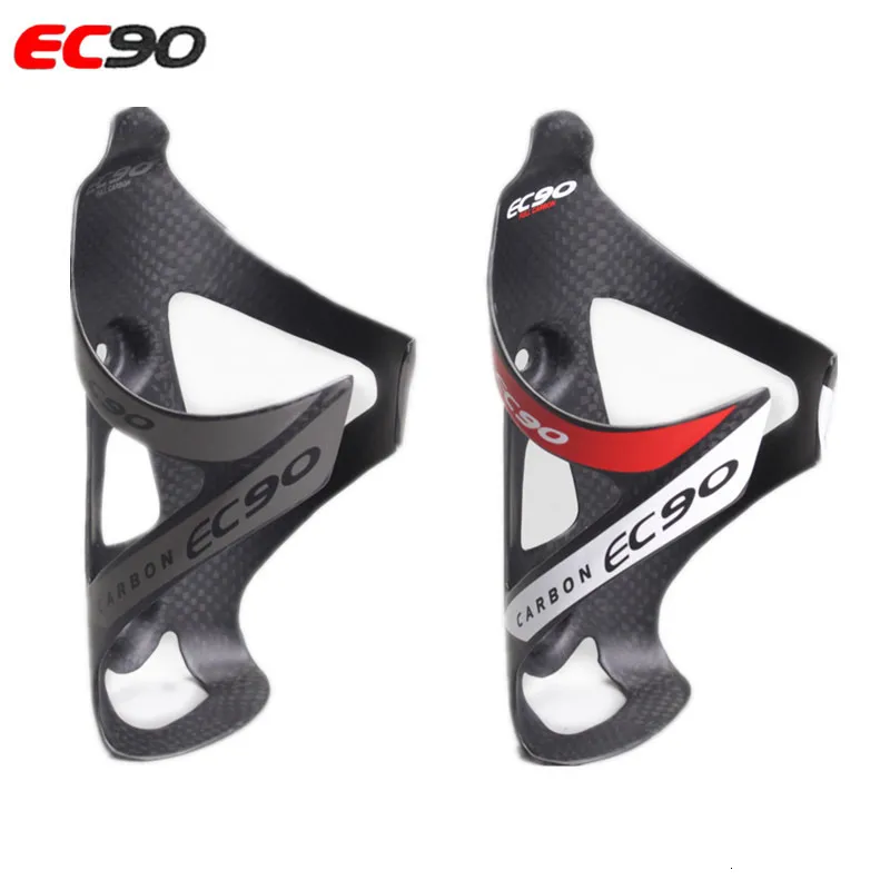 Vattenflaskor burar EC90 Ultralight Carbon Fiber Road MTB Bikes Bottle Bicycle Cage Riding Equipment Cup Holder Cycle Parts 230907