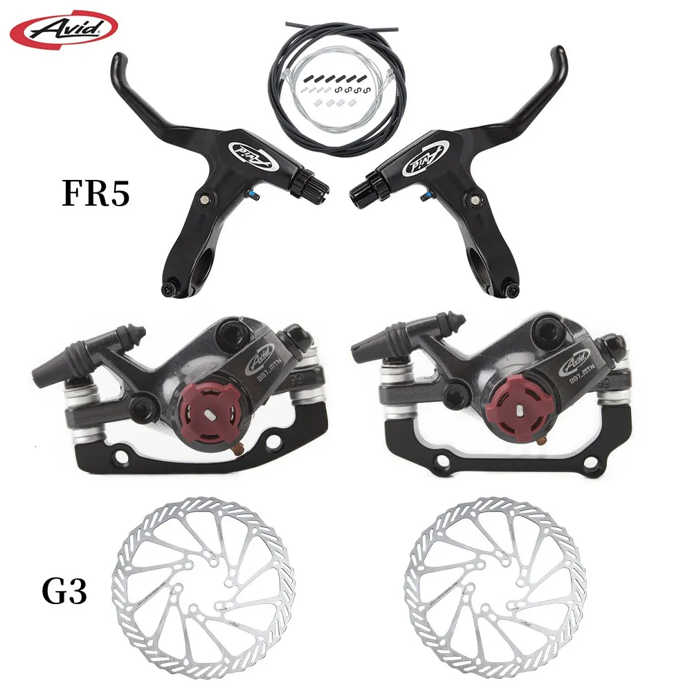 Fahrradumwerfer SRAM Avid BB5 BB7 MTB-Bremse FR5-Griff Scheibenbremsen Bremssättel 160 mm G3-Rotor vorne hinten mechanische Fahrradteile 230907