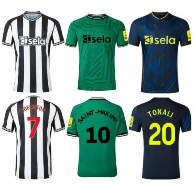 23 24 Novos camisas de futebol do castelo meninos Bruno G. Joelinton Futebol T CHAMISTAS ANOS ISAK NUFC UNIDOS MAXIMIN WILSON